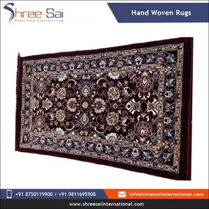 Tapis de prière persan noué à la main en laine et polyester, motif médaillon rectangulaire, avec dos antidérapant en caoutchouc, tapis de sol pour salon, en solde - Product Image 4