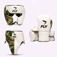 Set de Boxeo Profesional Super Lace Personalizado de Cuero Ligero y Cómodo para Sparring y Protección, con Guantes de Boxeo Pro y Sets de Sparring