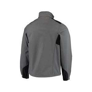 Wholesale Soft Shell <b>Jacket</b> for Men <b>Fleece</b> <b>Lined</b> Waterproof Outdoor Winter Stand Collar Front Logo Custom Design - Product Image 3
