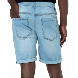 Shorts en jean amples pour hommes 2026, style vintage délavé à l'acide, coupe baggy, service OEM personnalisé - Product Image 5