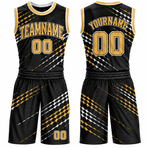 Customized Sublimated 100% Polyester Basketball Uniform Set Custom Printed Jersey <b>Shorts</b> Quick Dry Sportswear Custom Logo Colors - Product Image 6