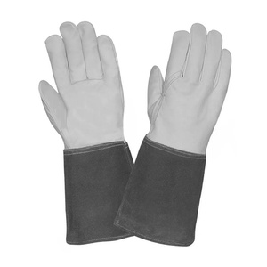 Gants de sécurité en cuir de chèvre et de vache de qualité supérieure, résistants à l'abrasion, pour la soudure TIG, la construction et la lutte contre les incendies - Product Image 6