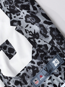 Blouson Bomber en Polyester pour Homme, Imprimé Léopard, Style Universitaire, Zippé, Vêtement d'extérieur Tendance pour Tenue Décontractée Hiver - Product Image 2