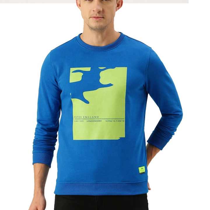 High Quality 100% Cotton Men's Sweatshirt Soft Fleece Printed Crewneck Fashion Wear for Autumn Wholesale Price