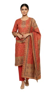 Ensemble Salwar Kameez pour femmes, Kurta imprimé, pantalon Palazzo, tenue ethnique, vêtements décontractés d'été, vêtements indiens pakistanais - Product Image 4