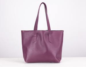 Nueva Colección: Bolso Tote de Cuero 100% Genuino para Mujer con Logotipo Personalizado Impreso, Cierre de Cremallera, Bolso de Hombro de Cuero Vacuno LTB-0216 - Product Image 3