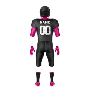 Best Quality American Football Uniform Short Sleeve Plus Size Breathable V-<b>Neck</b> Sportswear Adult Customizable american football - Product Image 3