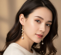 Boucles d'oreilles pendantes en argent 925 plaqué or 18 carats et rhodium avec perle d'eau douce, bijoux pour femme, cadeau de mariage ou de fiançailles