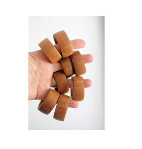 Handmade Mango Wooden Square Shape napkin Ring 4 Pieces With Customised logo <b>Table</b> <b>Decorative</b> <b>Accessories</b> in Wholesale - Product Image 2