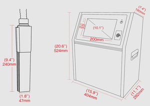 Impresora de Inyección de Tinta CIJ Automática Faith, Máquina de Impresión de Etiquetas de Botellas en Línea, Impresora de Códigos de Fecha y Lote, Impresora de Tarjetas con Fecha de Uso en Línea - Product Image 3