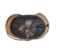 Réplique de casque d'officier impérial allemand médiéval classique vintage, motif couronne à pointes en laiton fait main, collection historique