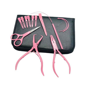 Kit de pinces 6D pour extensions de cheveux naturels, vente en gros, avec fournisseur direct du fabricant, production rapide, cheveux professionnels - Product Image 3