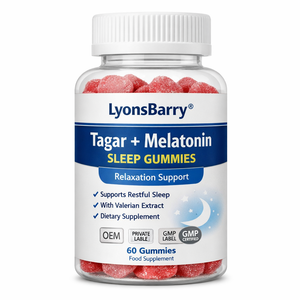 แทการ์ + เมลาโทนิน ซีลป์กัมมี่ส์ – ช่วยผ่อนคลาย – รับผลิตแบบ OEM แบรนด์ส่วนตัว มาตรฐาน GMP - Product Image 2