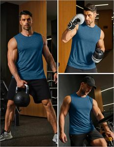 Wholesale Men's <b>Stringer</b> Tank Top Bodybuilding Gym Fitness Sleeveless <b>Vest</b> Lightweight Performance Sportswear Custom Branding - Product Image 3