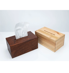 Cajas de pañuelos de madera hechas a mano con logo personalizado, color madera natural, cajas de pañuelos personalizadas, precio superior - Product Image 3