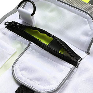 Chaleco de Trabajo Reflectante de Seguridad con Múltiples Bolsillos y Cremallera, Chaleco de Seguridad Resistente, Logotipo Personalizado OEM - Product Image 6