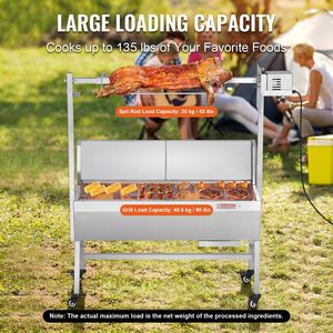 Griglia per barbecue allo spiedo arrosto 42W 135 libbre per pollo all'agnello di maiale-resistente ed efficiente - Product Image 3