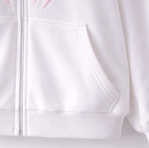 Fabricación OEM/ODM, Sudadera con Capucha y Botones, 100% Algodón, Personalizada, 310 Gramos, Unisex, Peso Medio, Estilo Holgado, Ropa Casual de Invierno - Product Image 2