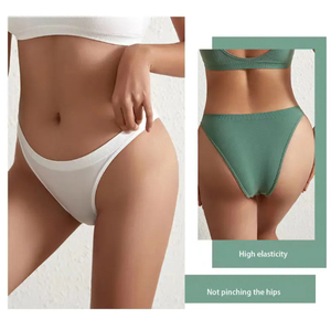 Wholesale Factory Direct Sale High Quality Mid-Rise Women's Spandex/Polyester Bikini Sexy Breathable Anti-static <b>Underwear</b> - Product Image 1