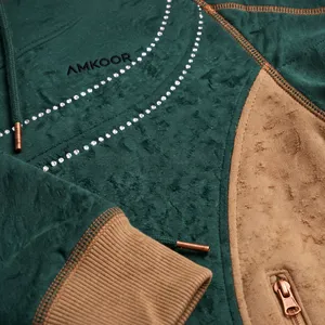 Sweat-shirt à capuche personnalisé pour homme, imprimé réfléchissant, coupe classique, décontracté - Product Image 6