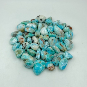 Pierres roulées naturelles de Larimar bleu, cristal de guérison pour la méditation Reiki, décoration énergétique, vente en gros - Product Image 6