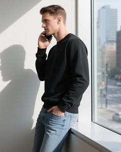 Vente en gros de sweat-shirts oversize unis et de haute qualité pour hommes, nouvelle conception respirante, sweat-shirts pour hommes 2024 - Product Image 1