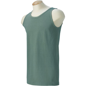 Débardeurs de sport à capuche personnalisés pour hommes, col rond, séchage rapide, coupe ajustée, pour entraînement, course, fitness, décontractés, respirants, tricotés 100% - Product Image 2