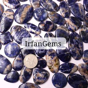 100% Natural Quality Blue <b>Sodalite</b> Natural Cabochon Loose Gemstone Loose Gemstones Blue <b>Sodalite</b> Hand Made Making Jewelry Stone - Product Image 2