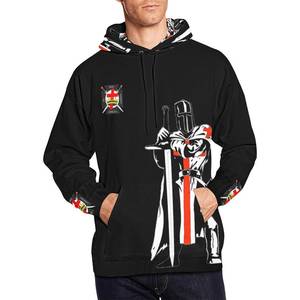 Sweat-shirts Knight Templer Master Winter, 100% coton, polaire écologique respirant, personnalisables, Maçonniques Francs-Maçons Royaux - Product Image 5