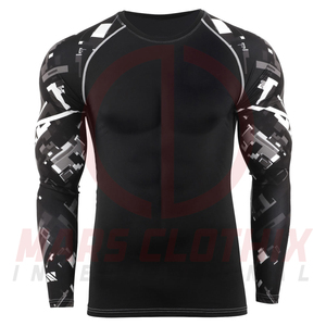 Long Sleeve Sports Apparel Fitness Wear <b>Men</b> Rash Guard 2026 New Design Custom Made <b>Men</b> <b>Compression</b> <b>Shirt</b> <b>For</b> <b>Men</b> - Product Image 2