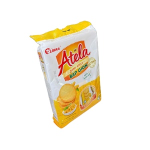 Proveedor directo de Vietnam Atela Corn Crackers 228G Light Crispy Snack OEM ODM - Product Image 1