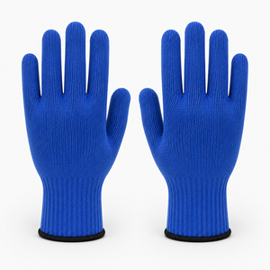 Gants de sécurité réutilisables en nylon 10 mil à pois, résistants à la chaleur, antidérapants, avec adhérence palmaire, en maille durable pour les tâches générales - Product Image 3
