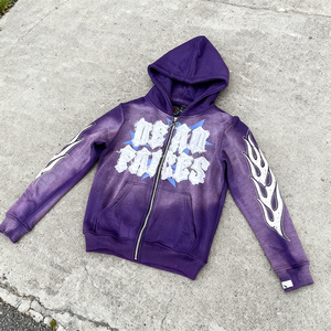 ชุดเซ็ตฮู้ดดี้โอเวอร์ไซส์และกางเกงจ็อกเกอร์สตรีทแวร์แบบยูนิเซ็กซ์ สกรีนลายปักโลโก้ตามสั่ง 100% ผ้าฝ้าย พิมพ์ลายอนิเมะ  แบรนด์ Nesta Sports - Product Image 3