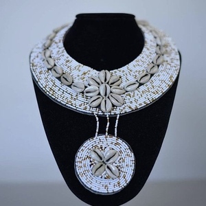 CRYSTAL CRAFT Nouveaux Colliers Bohèmes Faits Main en Bois et Perles, Collier Long Multicolore pour Femme, Idéal pour les Fêtes - Product Image 2