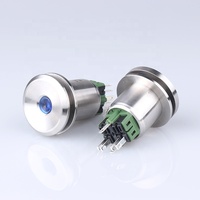 Métal 16mm 19mm 22mm 25mm DPDT Étanche IP67 Interrupteur à bouton marche/arrêt interrupteurs de commande industriels