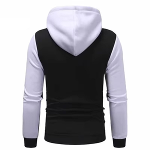 Sudadera con Capucha para Hombre, de Alta Calidad, Estilo Hip Hop, Casual, Otoñal, Tejida en Algodón French Terry, con Cierre Frontal, a Prueba de Viento - Product Image 3