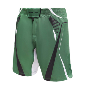 Lightweight Spandex <b>Polyester</b> <b>Shorts</b> Solid MMA <b>Shorts</b> Casual Mid Elastic Waist Quick Dry Breathable Martial Arts Wear MMA <b>Shorts</b> - Product Image 1