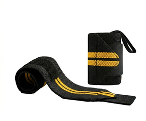 Bandes de poignet réglables en néoprène avec logo personnalisé, antidérapantes, avec fermeture auto-agrippante pour la musculation, le powerlifting et la gym, unisexe - Product Image 5