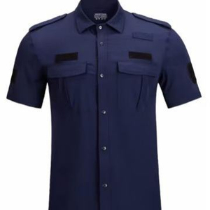 Pantalon d'uniforme de sécurité unisexe bleu marine en polyester respirant avec poches pour adultes - Product Image 5