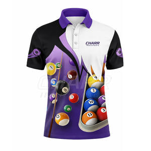 Polo de billard élégant, vêtements de sport d'équipe pour les salles de billard et la compétition, fabriqué au Pakistan - Product Image 6