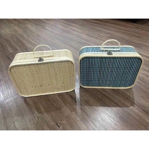 Caja de Regalo Rectangular de Bambú Verde Vietnamita Hecha a Mano, Se Acepta Logotipo/Color/Tamaño Personalizado de Fábrica - Product Image 2