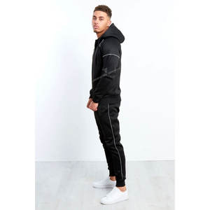Ventes en gros de sweats à capuche et de survêtements pour hommes, cordon de serrage, uni, 100% polyester, vêtements de sport chauds pour l'hiver, unisexe - Product Image 4