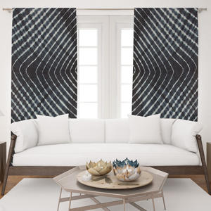 Cortina de Algodón con Estampado Tie Dye Teñido a Mano, Estilo Bohemio, para Apartamentos y Hoteles, Venta al Por Mayor en India - Product Image 1