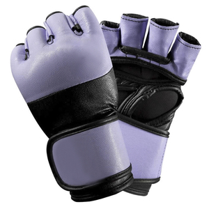 Guantes de MMA Negros Personalizados al por Mayor, Guantes de Cuero para Sparring y Grappling, Guantes de Entrenamiento de Artes Marciales con Palma Abierta, Guantes de Boxeo - Product Image 5