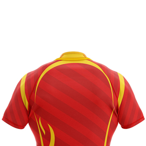 Sublimation Printed Rugby Jersey Short Solid Color 100% Polyester Quick Dry Breathable Custom Front OEM Service Multiple Sizes - Product Image 4