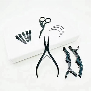 Kit Profesional de Herramientas para Extensiones de Cabello y Micro Anclajes en Color Sólido Único con Alicates de Acero Inoxidable y Herramienta de Bucle - Product Image 4