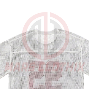 Maillot de football américain rétro tendance, style streetwear, coupe courte, fabriqué en usine, vintage, haute qualité - Product Image 5