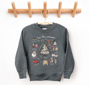 Women's Christmas Sweatshirt With Holiday Print Crew Neck Full Sleeve Knitted Cotton Winter Sweater - Product Image 2