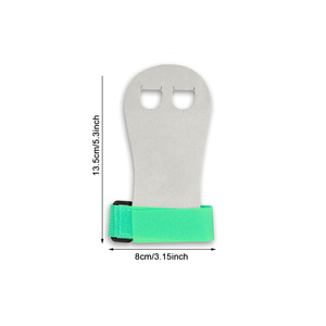 Poignées de paume sans doigts en néoprène respirant de qualité supérieure pour la gymnastique, l'entraînement à la musculation, protection professionnelle robuste - Product Image 6