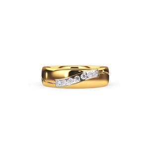 Bague de fiançailles de luxe en or rose fin avec diamant solitaire, sertissage clos, diamant naturel couleur E, taille brillant, certifié IGI - Product Image 5